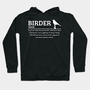 Birder Birding Birdwatching Hoodie